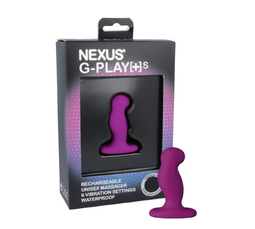 Вибромассажер простаты Nexus G-Play Plus S Purple, макс диаметр 2,3см, перезаряжаемый