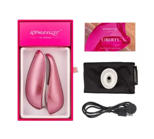 Бесконтактный стимулятор клитора Womanizer Liberty Red Wine