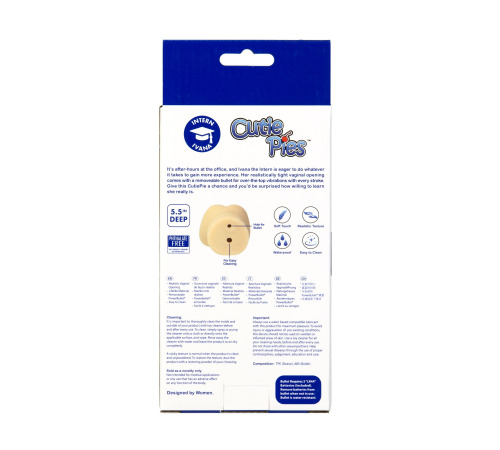 Мастурбатор-вагина Cutie Pies Intern Ivana Vagina Masturbator, вибропуля в подарок