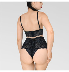Эротический комплект кружевного белья Анжелика, лиф и трусики