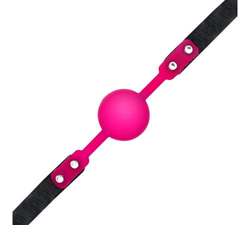 Силиконовый кляп NeDlyaSkuki Gag Ball сиреневый