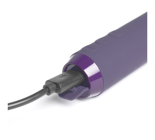 Минивибратор Je Joue - Classic Bullet Vibrator Purple с глубокой вибрацией и фиксацией на палец