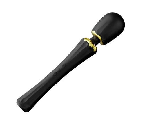 Вибратор микрофон с насадками Zalo Kyro Wand Obsidian Black