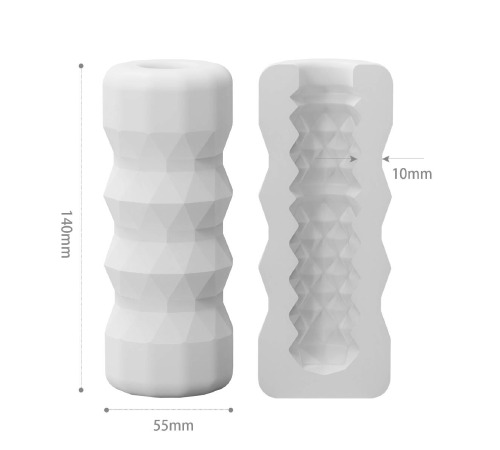 Мастурбатор Otouch DECOR 1-B, эффект всасывания, упругие пирамидки