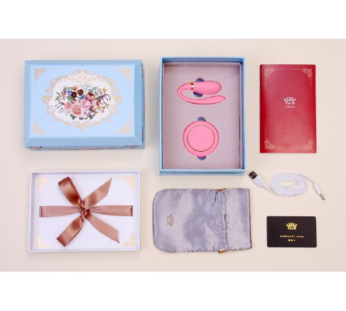 Вибромассажер для пар с функцией управления со смартфона ZALO Fanfan Set, Rogue Pink