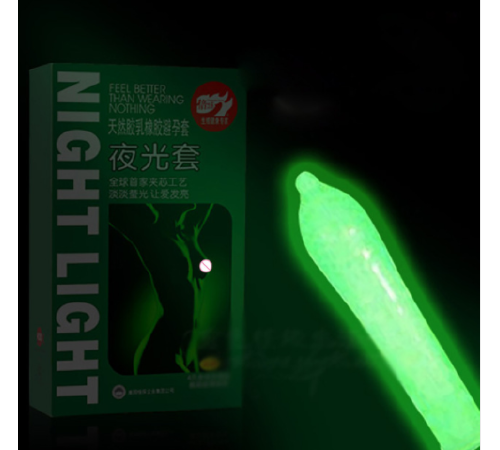 Светящиеся презервативы Night Light (7шт/уп.)