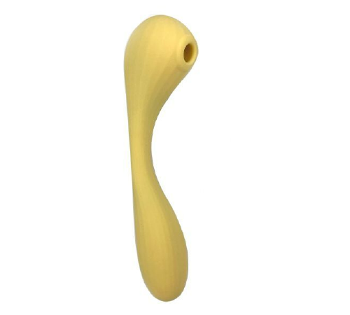 Вакуумний вагінально-кліторальний стимулятор Magic Motion Bobi Yellow, керування зі смартфона