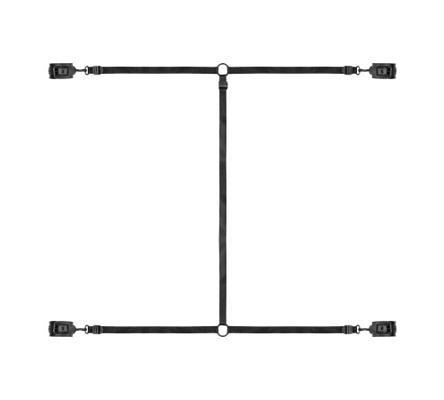 Фіксатор на ліжко з наручниками та поножами Bedroom Fantasies: Under the bed Restraint Bondage Set