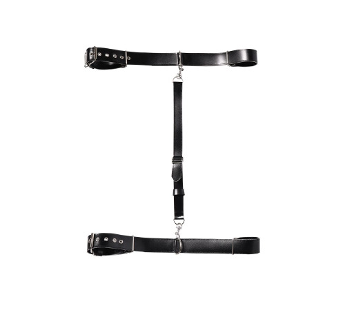 Бондажный набор Art of Sex - Michelle черный, экокожа