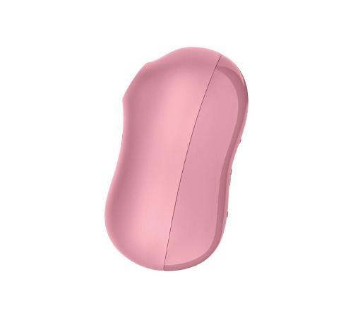 Вакуумный стимулятор с вибрацией Satisfyer Cotton Candy Light Red