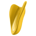Вібратор ергономічної форми на палець Satisfyer High Fly Yellow