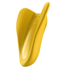 Вібратор ергономічної форми на палець Satisfyer High Fly Yellow