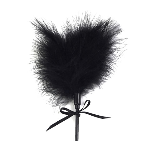 Щекоталка со шлепалкой Пика Art of Sex - Puff Peak, цвет Черный