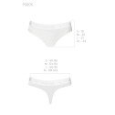 Трусики-бразилиана из хлопка Passion PS005 PANTIES white, size M