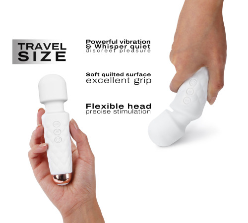 Минивибромассажер Dorcel Wand Mini Wanderful White