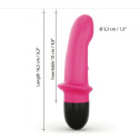 Вибратор Dorcel Mini Lover Magenta 2.0 перезаряжаемый, для точки G и массажа простаты