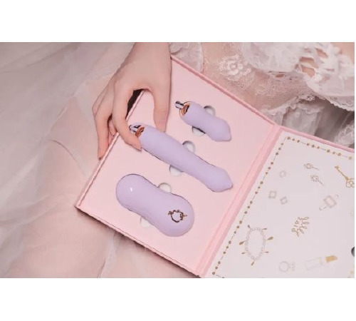 Набор секс игрушек Zalo UNICORN Vibratrion & Thrusting Set - VIOLET