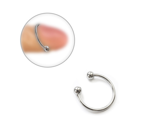 Полукольцо на пенис 25 мм