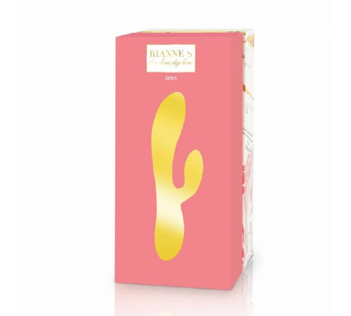 Вібратор RIANNE S ESSENTIALS - XENA RABBIT VIBRATOR CORAL&FRENCH
