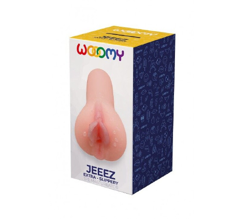 Мастурбатор-вагина Wooomy Jeeez Masturbator Vagina, мягкие открытые губы, 11,6х5,4 см