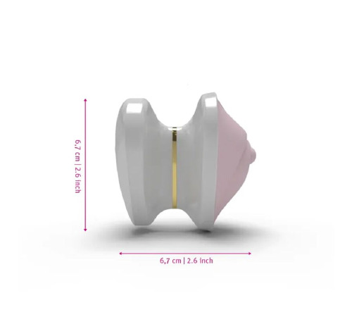 Вибратор для клитора Mystim Heart´s Desire White, 8 режимов, очень мощный