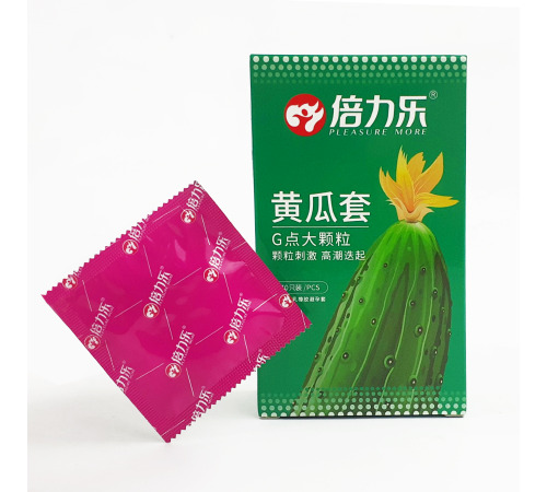 Ультратонкие презервативы в точку снаружи Сucumber (10шт.)