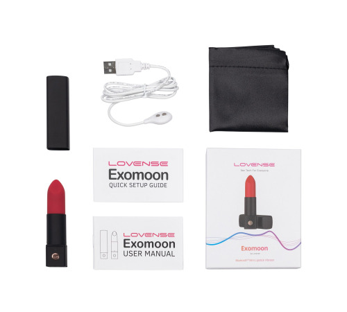 Вибратор-помада Lovense Exomoon, работает через приложение