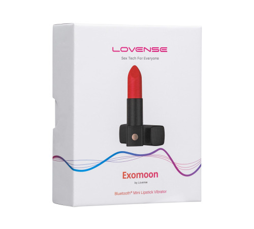 Вибратор-помада Lovense Exomoon, работает через приложение