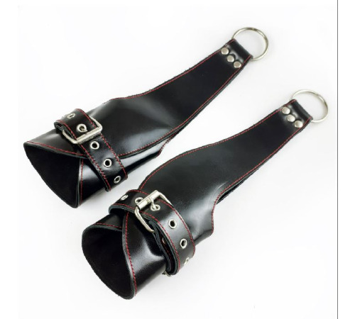 Поручи для підвісу Fetish Hand Cuffs For Suspension із натуральної шкіри
