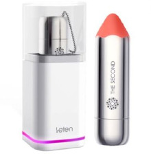 Вибропуля Leten The Second scented orange с индукционной зарядкой, водонепроницаемая, очень мощная 