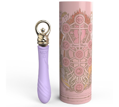 Вібратор для точки G із підігрівом Zalo Sweet Magic - Courage Fantasy Violet