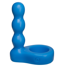 Насадка для двойного проникновения Doc Johnson The Double Dip 2 Blue, для пениса или игрушки