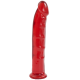 Фаллоимитатор Doc Johnson Jelly Jewels Dong & Suction Cup Red, диаметр 3,6см, антибактериальный ПВХ
