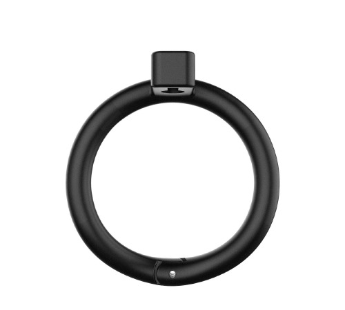 Клетка для пениса LOCKINK SEVANDA Plastic Penis Chastity Cage, черная, 3 кольца разных размеров