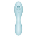 Вакуумный смарт-стимулятор с вибрацией Satisfyer Curvy Trinity 5 (Blue), управление со смартфона