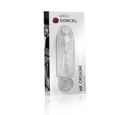Насадка на член Dorcel Mr. Orgasm з кільцем для мошонки, ультрастімулюючий рельєф