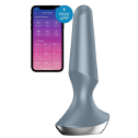 Анальная пробка с функцией управления смартфоном SATISFYER PLUG-ILICIOUS 2 ICE BLUE