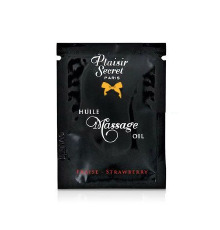 Пробник массажного масла Plaisirs Secrets Strawberry (3 мл)