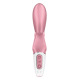 Смарт вибратор кролик Satisfyer Hug Me Pink, 2 мотора, диаметр 4,2см, широкая клиторальная часть