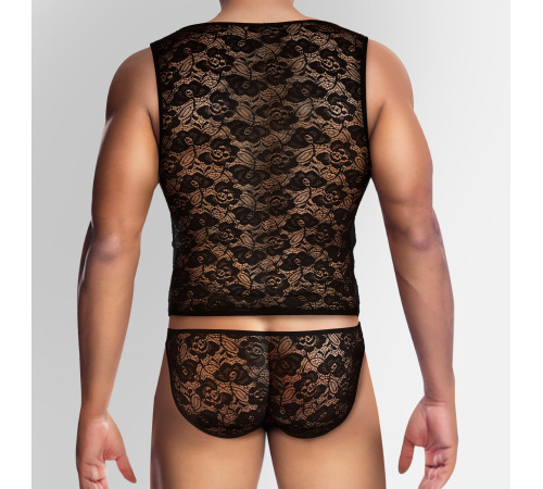 Прозрачный мужской кружевной набор 