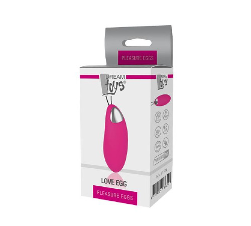 Виброяйцо PLEASURE EGGS LOVE EGG MAGENTA