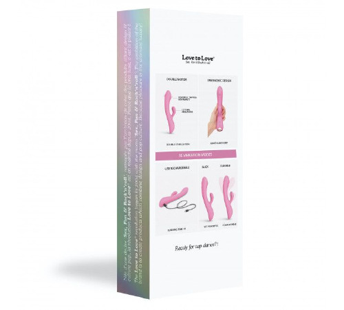 Вибратор-кролик с точечным массажем точки G - Love To Love Bunny&Clyde - Pink Passion