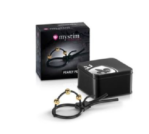 Утяжка для пениса Mystim Pearly Pete, с тремя шариками