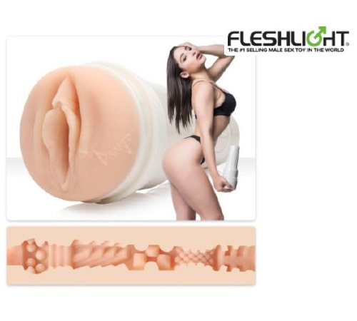 Мастурбатор Fleshlight Girls: Abella Danger - Danger, зі зліпка вагіни, дуже ніжний