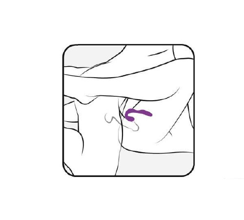 Вібратор під одяг Adrien Lastic Mr.Hook з пультом LRS