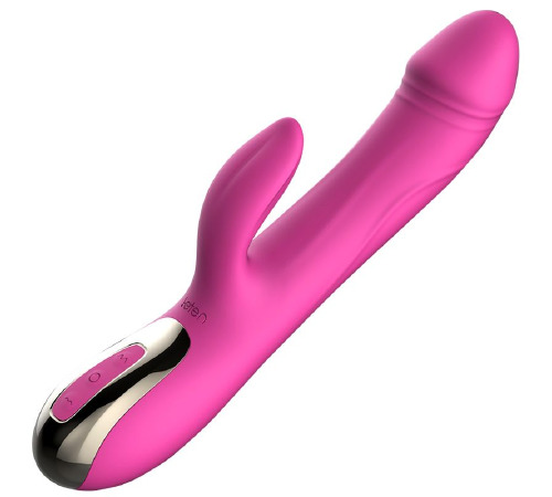 Вибратор-пульсатор Leten Automatical Thrusting Vibrator с подогревом, перезаряжаемый, 10 режимов