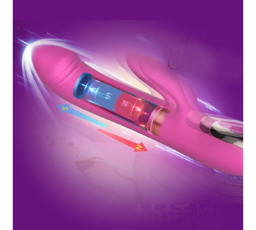 Вибратор-пульсатор Leten Automatical Thrusting Vibrator с подогревом, перезаряжаемый, 10 режимов