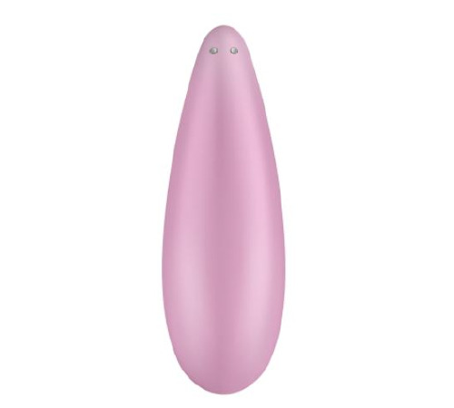 Мощный вакуумный клиторальный стимулятор Satisfyer Curvy 3+ с управлением через интернет