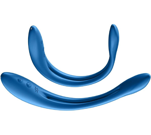 Универсальный гибкий вибратор для пар Satisfyer Elastic Game Dark Blue
