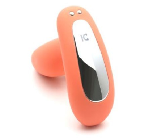 Вібропробка і масажер простати 2-в-1 KISTOY Gordon Orange з пультом ДК, гнучка ніжка